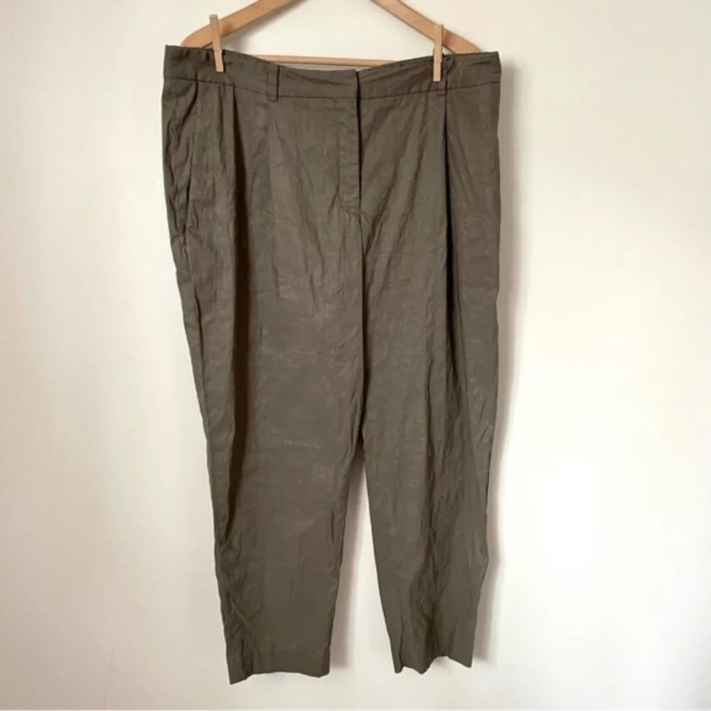 Arthur Mendonça Straight Leg Linen Blend Pants
